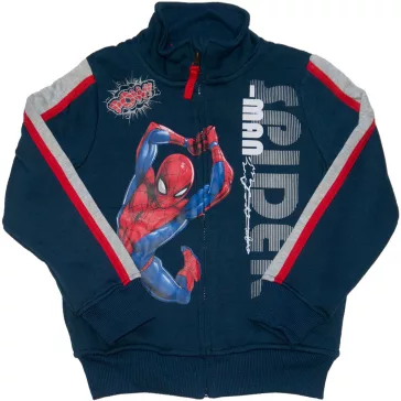 Pókemberes belül bolyhos kardigán sötétkék