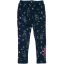 Jégvarázsos vastag téli leggings sötétkék