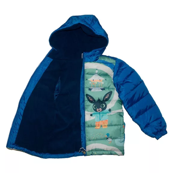Bing nyuszi télikabát kisfiúknak kék