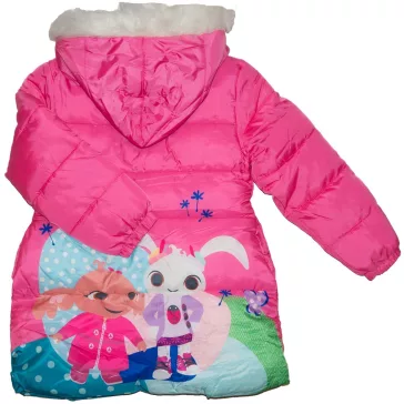 Bing nyuszis télikabát rózsaszín