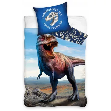 Dinoszauruszos ágyneműhuzat garnitúra T-Rex