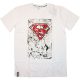 Superman férfi póló fehér M-XXL