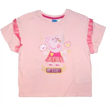 Peppa Malac póló kislányoknak rózsaszín