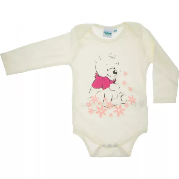 Micimackós baba hosszúujjú body kislányoknak 2 db