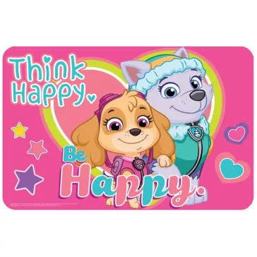 Mancsos tányéralátét kislányoknak