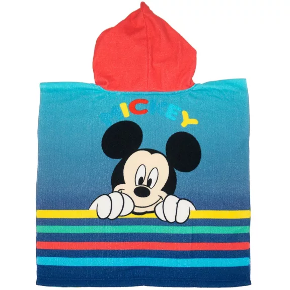 Mickey Egeres gyerek poncsó törölköző  
