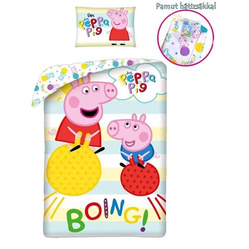 Peppa Malac ágyneműhuzat hátizsákkal