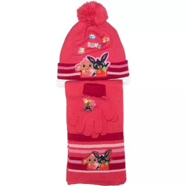 Binges sapka sál kesztyű szett kislányoknak