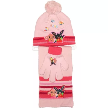 Bing nyuszis sapka sál kesztyű kislányoknak