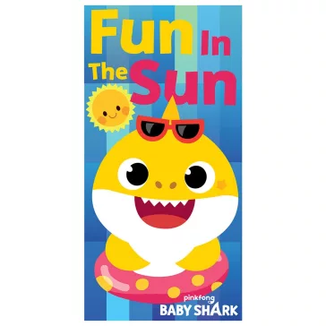 Baby Shark gyorsan száradó törölköző 