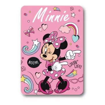 Minnie Egeres polár takaró rózsaszín