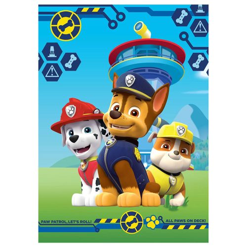 Mancs Őrjárat Paw Patrol polár takaró