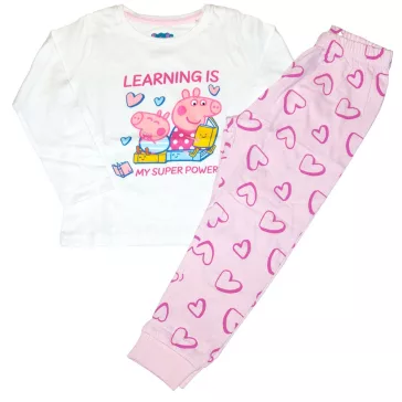 Peppa Malac pizsama rózsaszín fehér