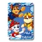 Mancs Őrjárat gyerek pléd kék