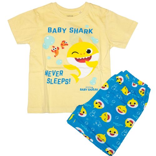 Baby Shark rövid pizsama kisfiúknak