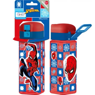 Pókember biztonsági záras kulacs 