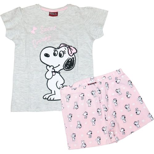 Snoopy kislány nyári pizsama