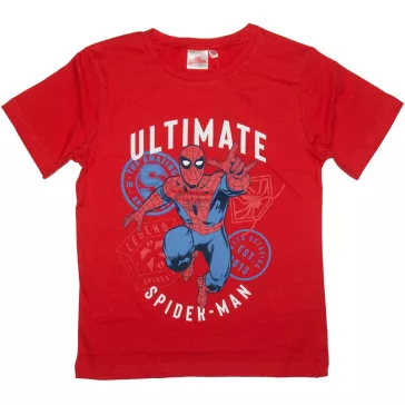Spiderman gyerek rövidujjú póló piros