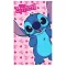 Lilo és Stitch arctörlő törölköző lányoknak