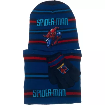 Pókember sapka kesztyű csősál szett 