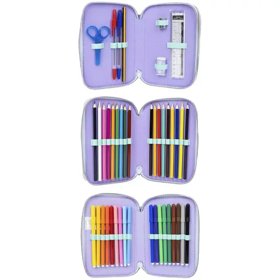 Jégvarázs Elsa 3 emeletes töltött tolltartó