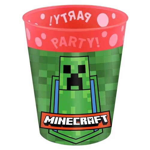 Minecraft műanyag pohár