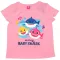 Baby Shark kislány póló rózsaszín