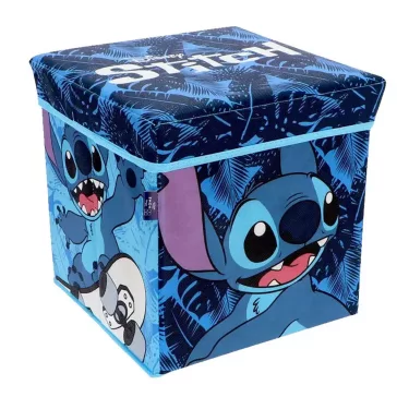 Stitch játéktároló ülőke kék