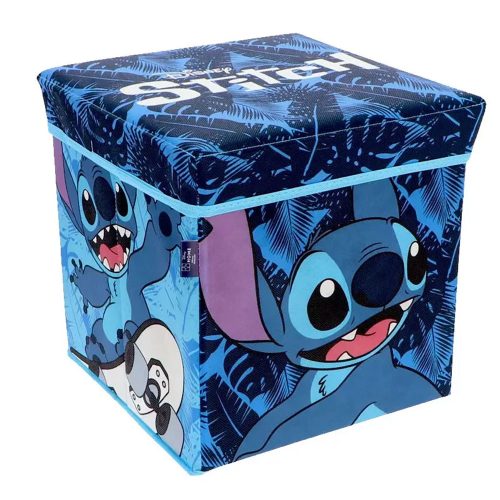 Stitch játéktároló ülőke kék