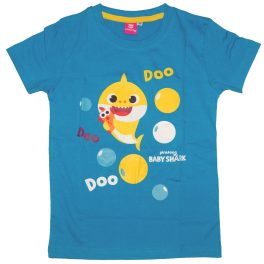 Baby Shark gyerek póló kék
