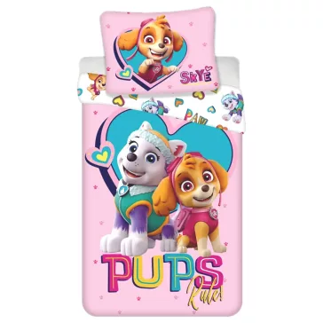 Paw Patrol ágyneműhuzat garnitúra lányoknak