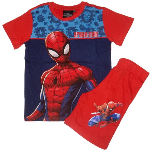 Pókember Spiderman rövid pizsama piros