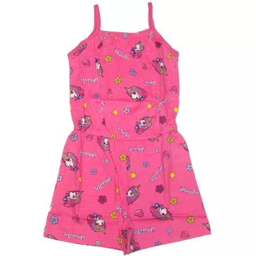 Unikornis nyári pamut overál pink