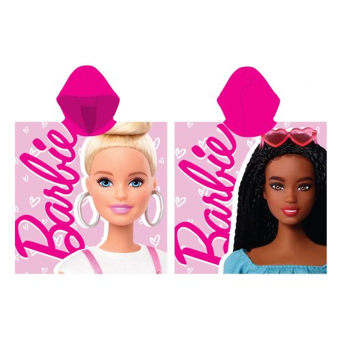 Barbies poncsó törölköző 