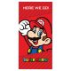 Super Mario fürdőlepedő 