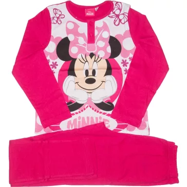 Minnie Egeres gyerek pizsama pink