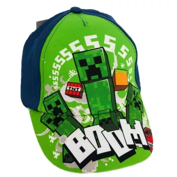 Minecraftos baseball sapka fiuknak