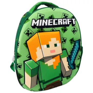 Minecraft 3D-s ovális hátizsák 