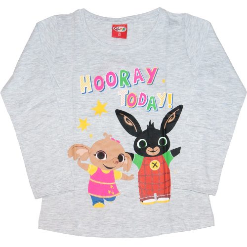 Bing nyuszis hosszúujjú póló szürke