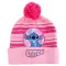 Stitch bojtos kötött sapka rózsaszín