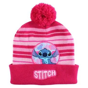 Stitch kislány bojtos sapka 