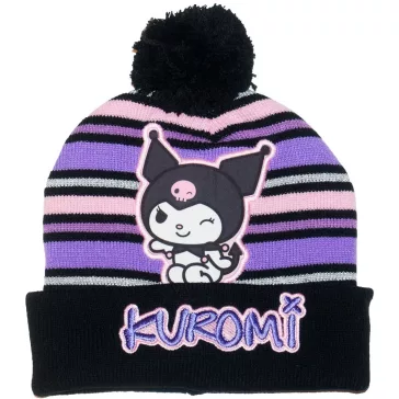 Kuromi kötött téli gyerek sapka
