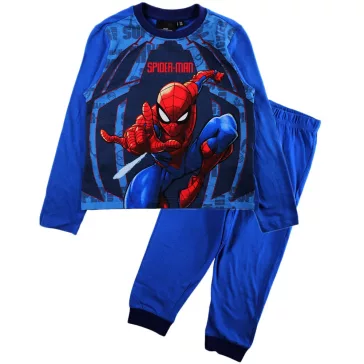 Pókember pamut gyerek pizsama kék