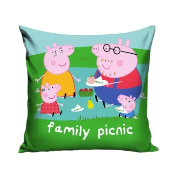 Peppa Malac velúr párnahuzat 40*40 cm