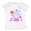 Peppa Malacos kislány póló fehér