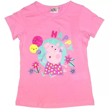 Peppa Malacos kislány póló rózsaszín