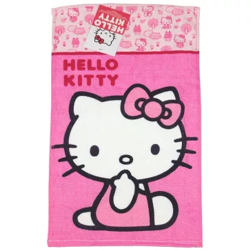 Hello Kitty arctörlő kéztörlő törölköző