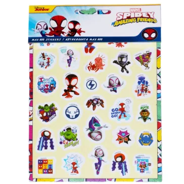 Pókember Spidey matrica szett 600 db