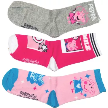 Peppa malacos zoknik 3 darab