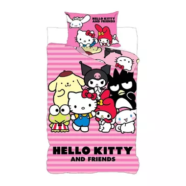 Hello Kitty 2 részes ágyneműhuzat garnitúra